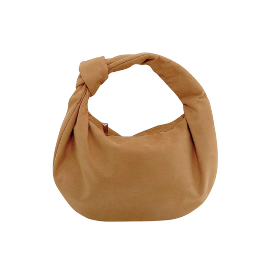 SMOOTH NUDE SUEDE XL BAG